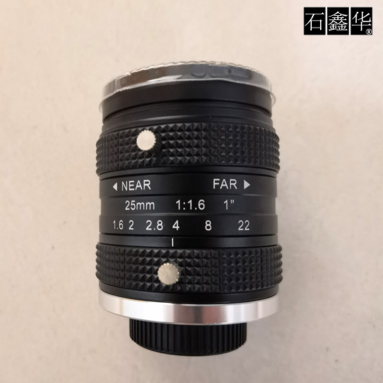 SHI-C2516GFL：25mm焦距500万像素级别CCTV工业镜头支持1寸芯片